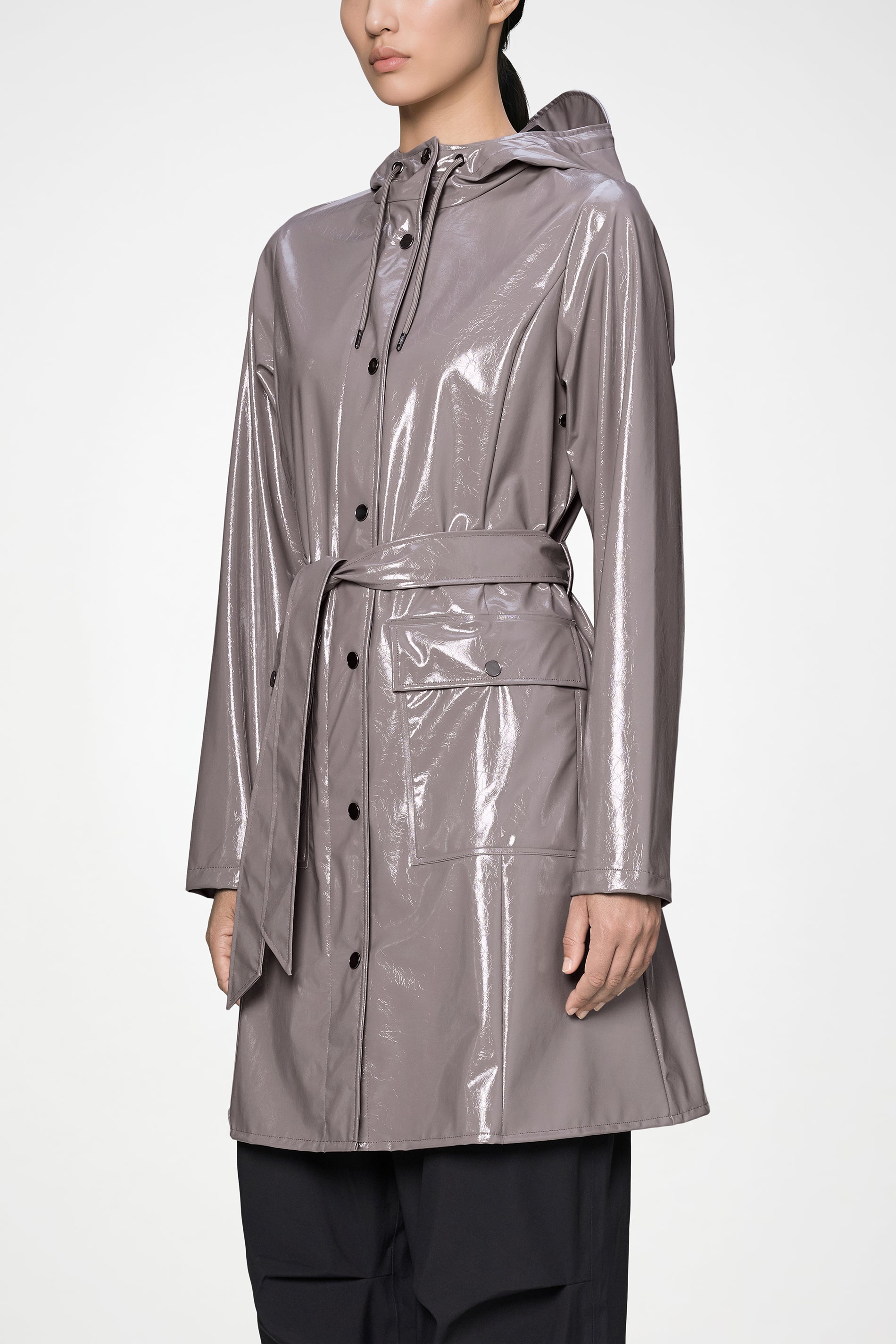 RAINS Curve Long Jacket
Cinder Glaze Jacket