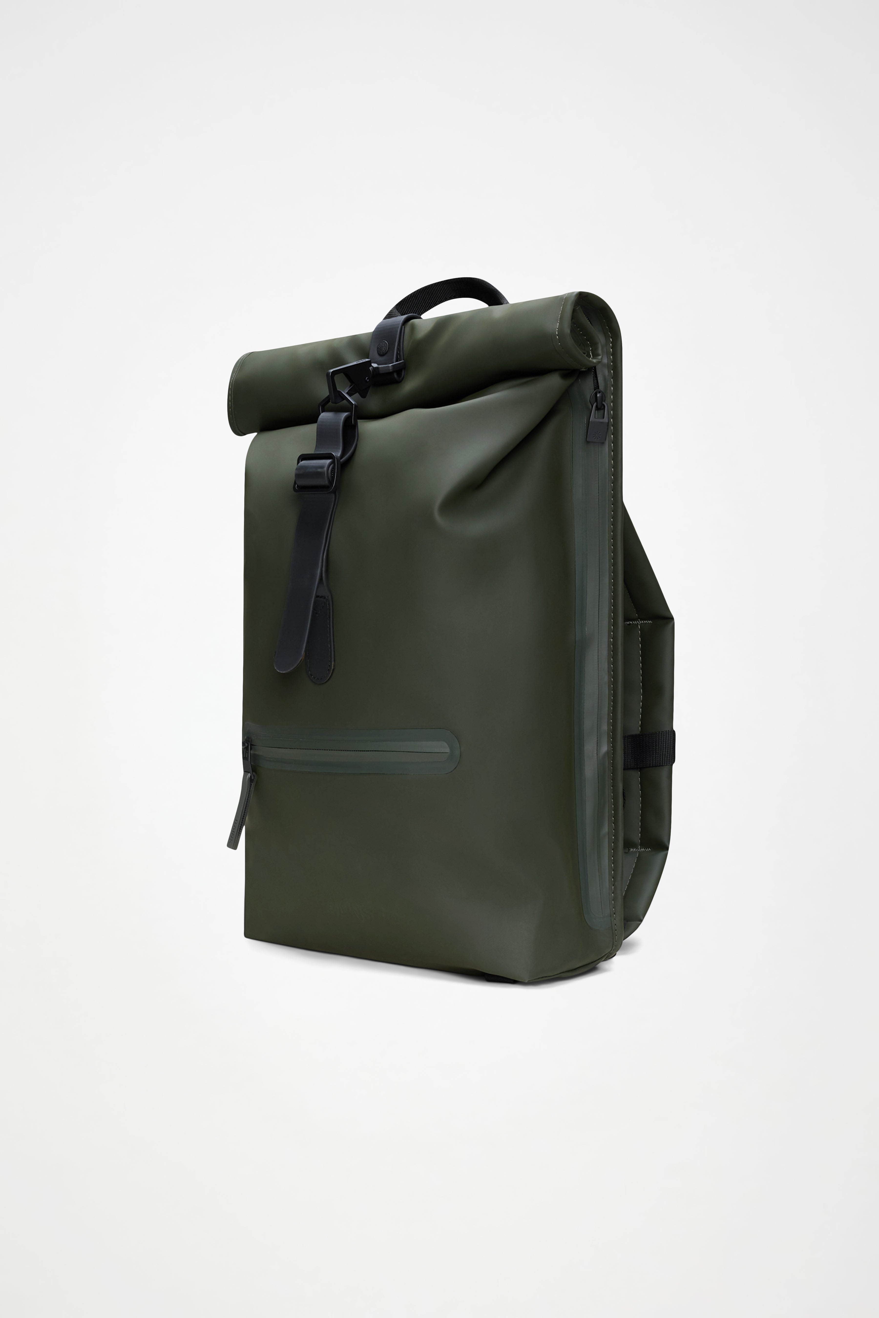 RAINS Rolltop Rucksack Green 19L H48 x D11 x W32 cm Backpack