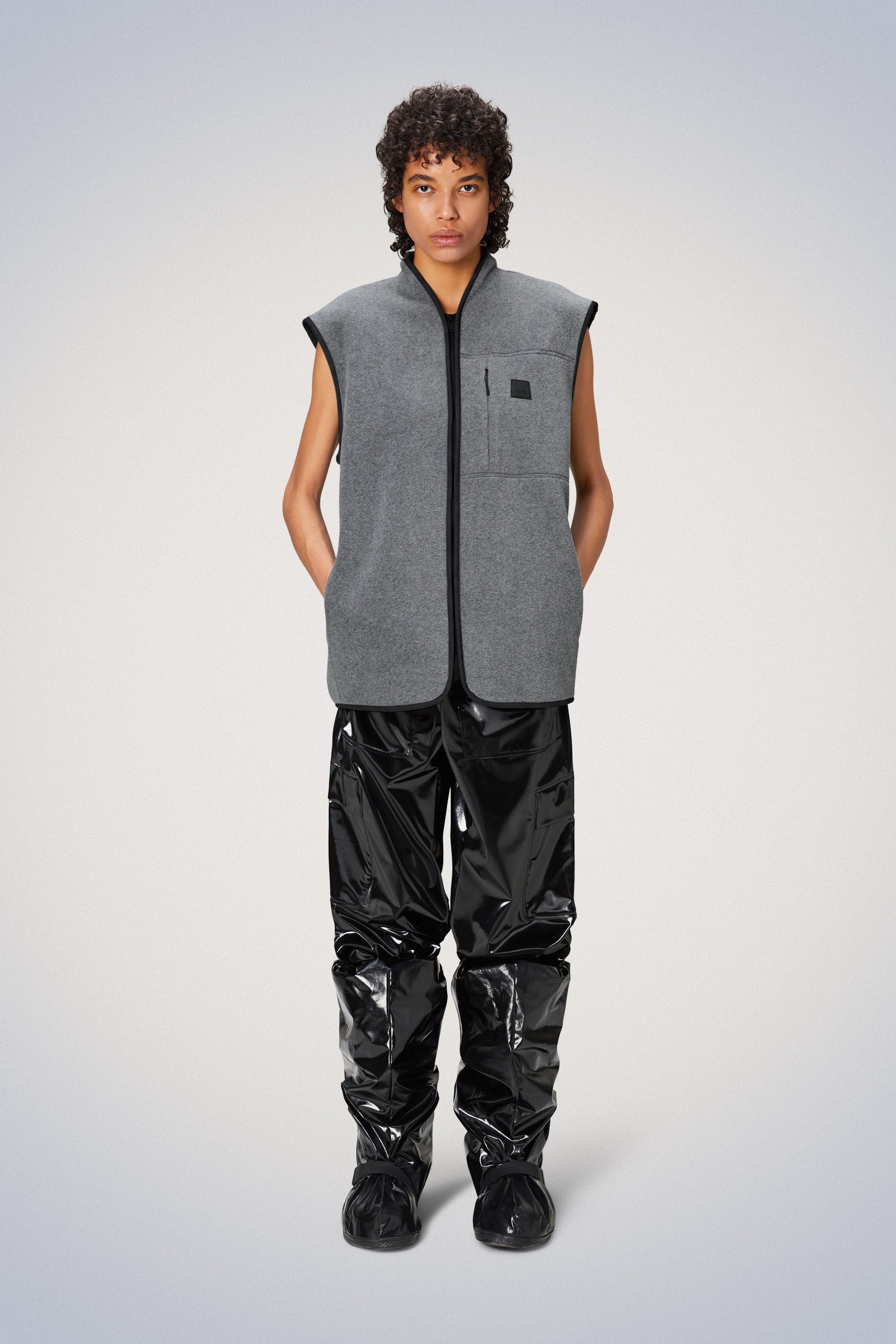 Crane & Lion Athleta Women's Sweatpants Zip Vest Black Size 0 4