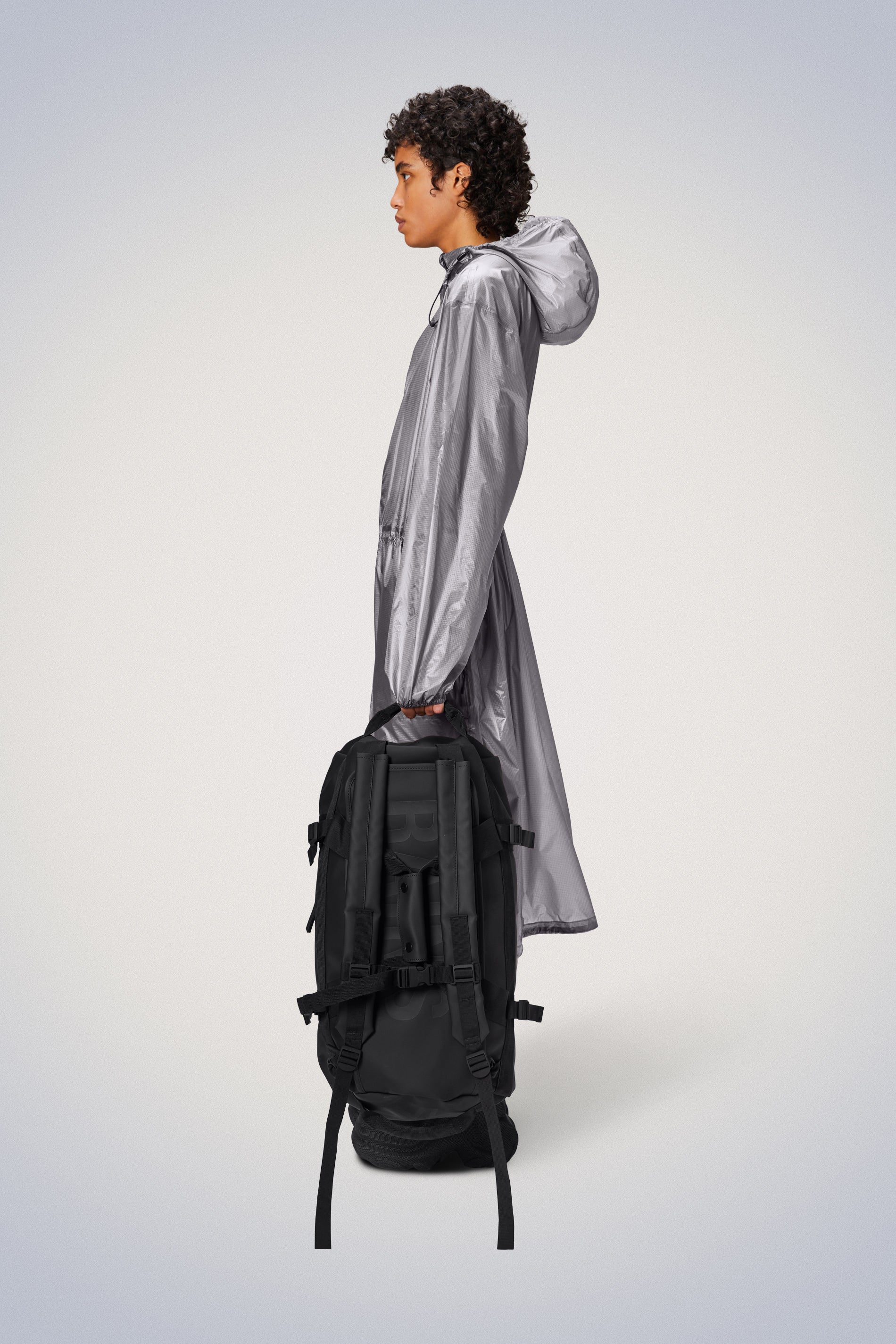 Rains® Texel Duffel Bag Small in Black for $220 | Free Shipping
