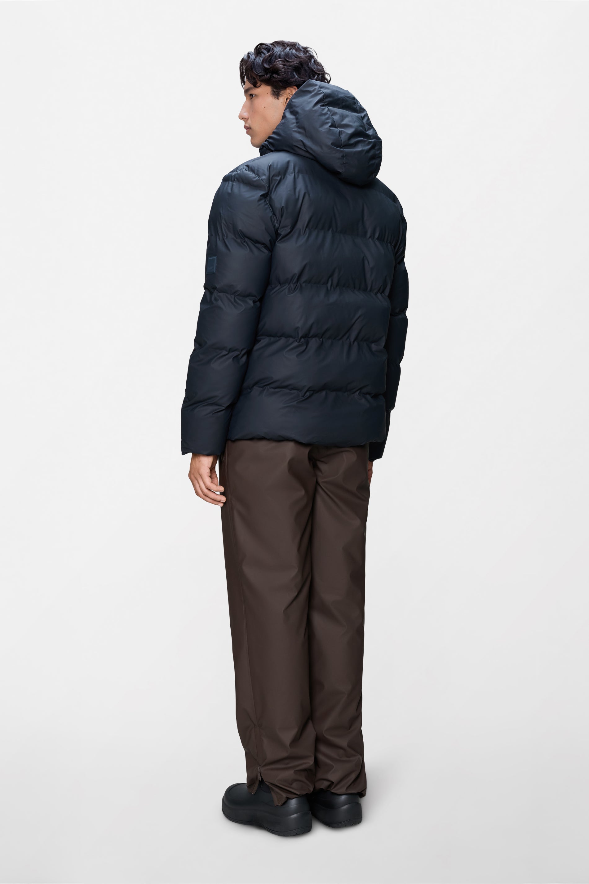 RAINS Alta Puffer Jacket Navy Jacket