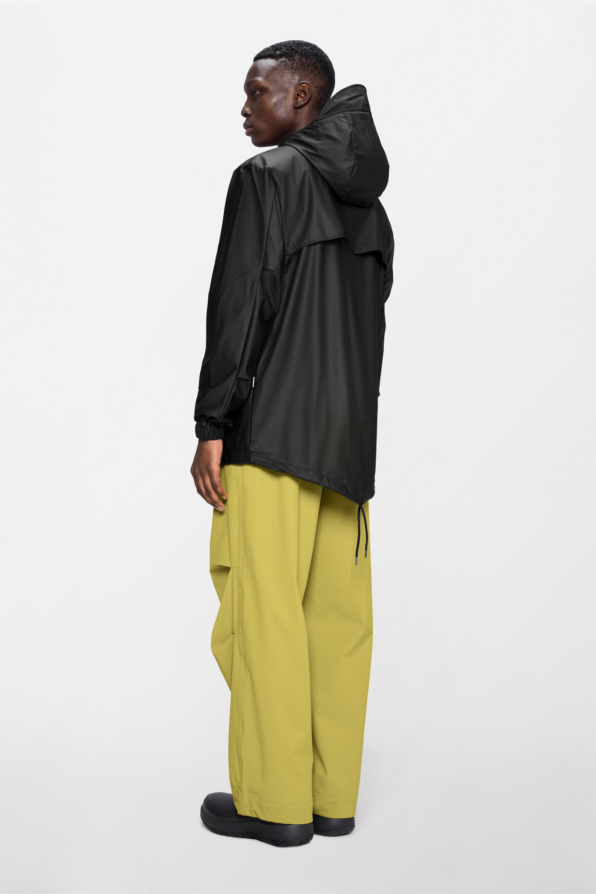 RAINS Fishtail Jacket Black Jacket