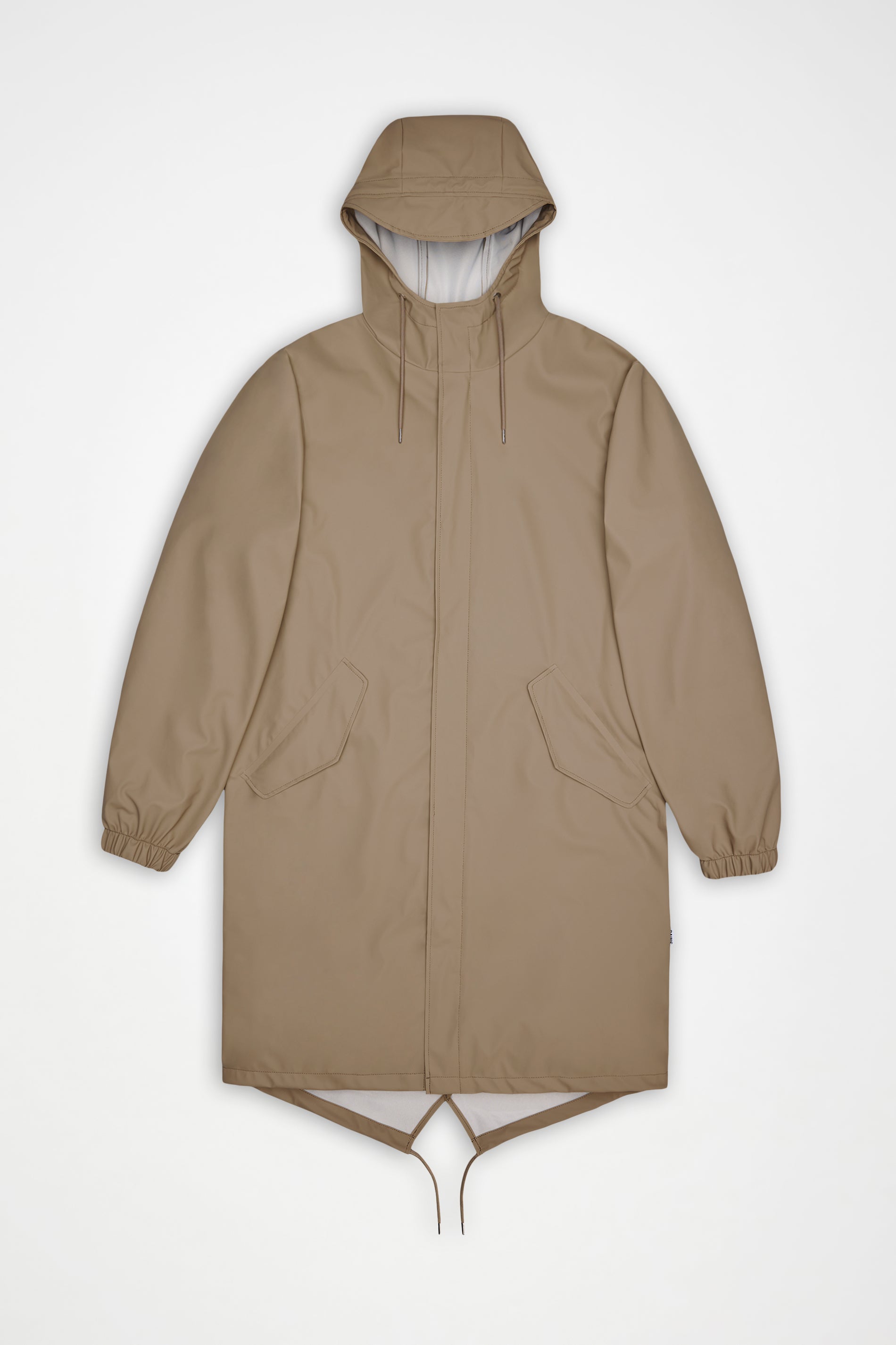 RAINS Fishtail Parka Beige Jacket