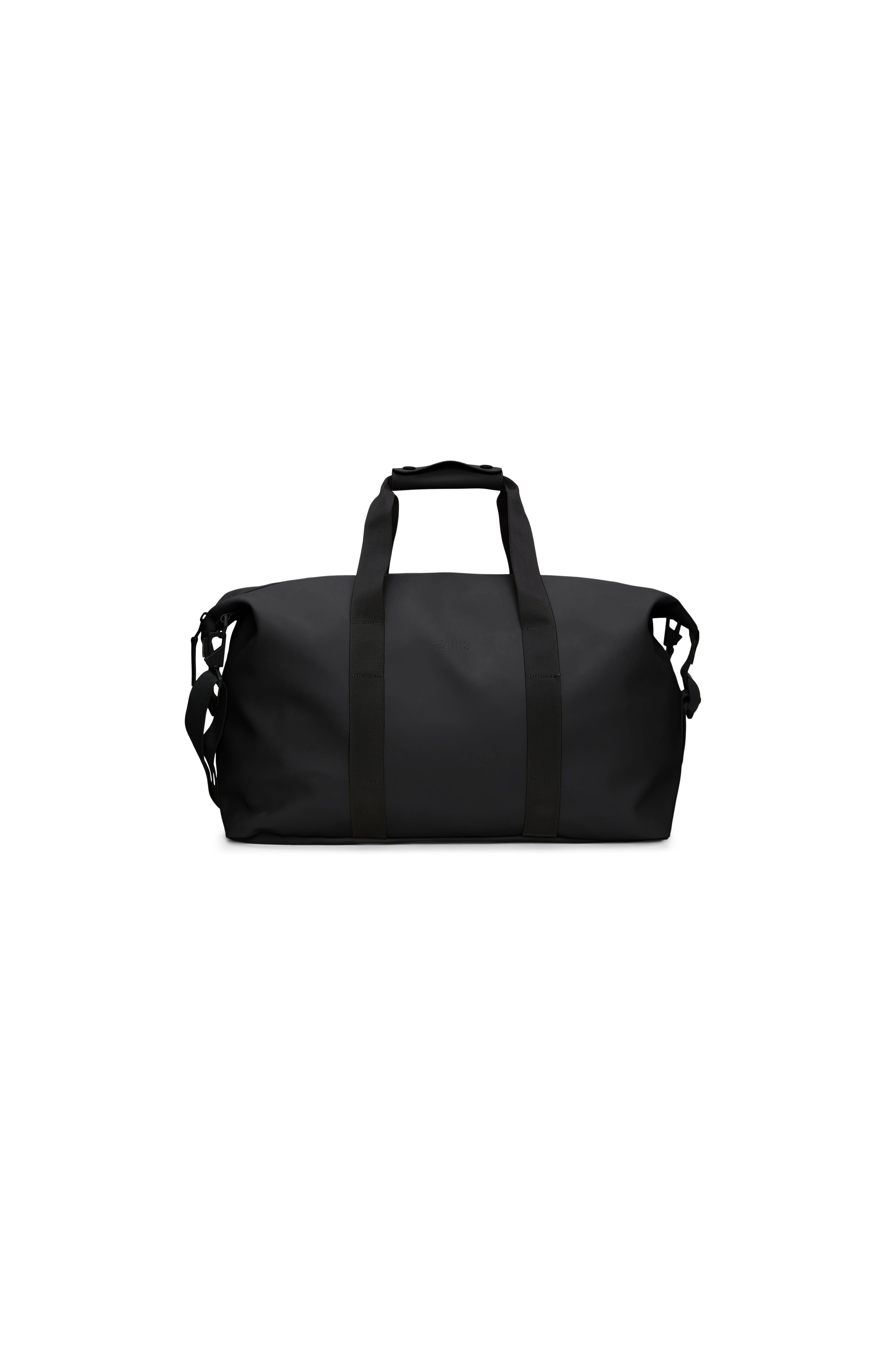 RAINS Hilo Weekend Bag Black 36L H27 x D26 x W52 cm Weekender