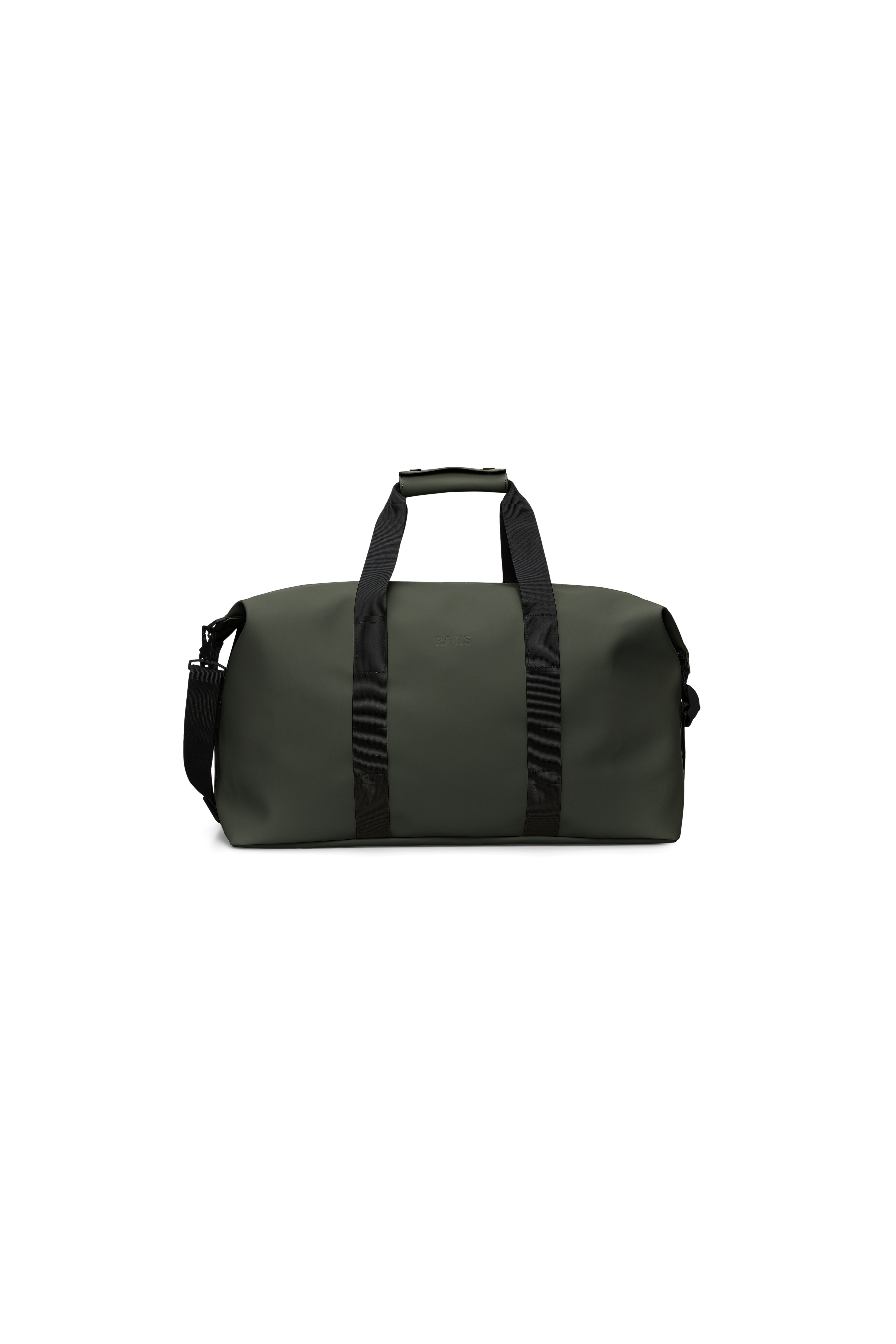 RAINS Hilo Weekend Bag Green 36L H27 x D26 x W52 cm Weekender