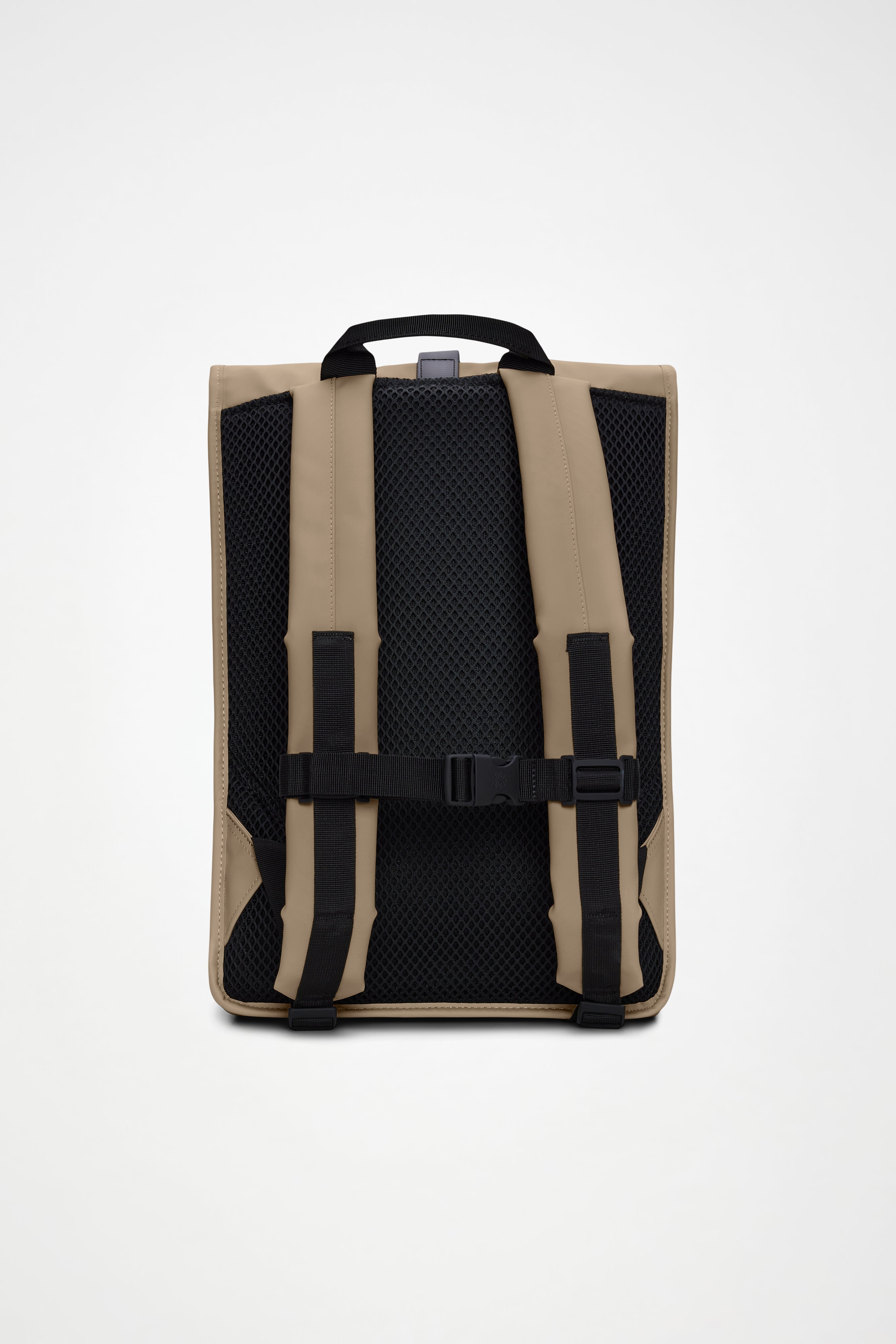 RAINS Rolltop Rucksack Beige 19L H48 x D11 x W32 cm Backpack