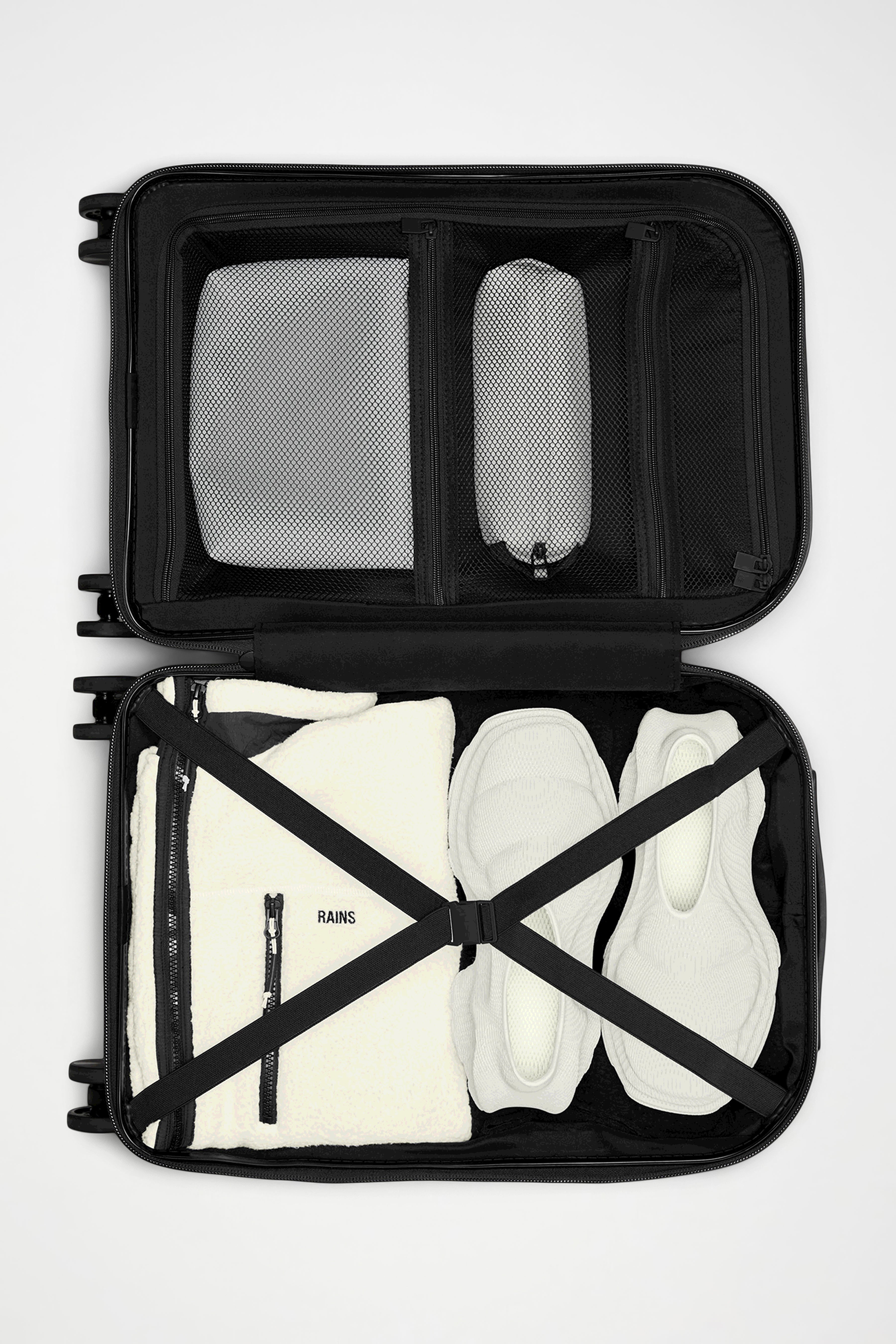 RAINS Texel Cabin Trolley Black 37L H55 x D25 x W33 cm Cabin