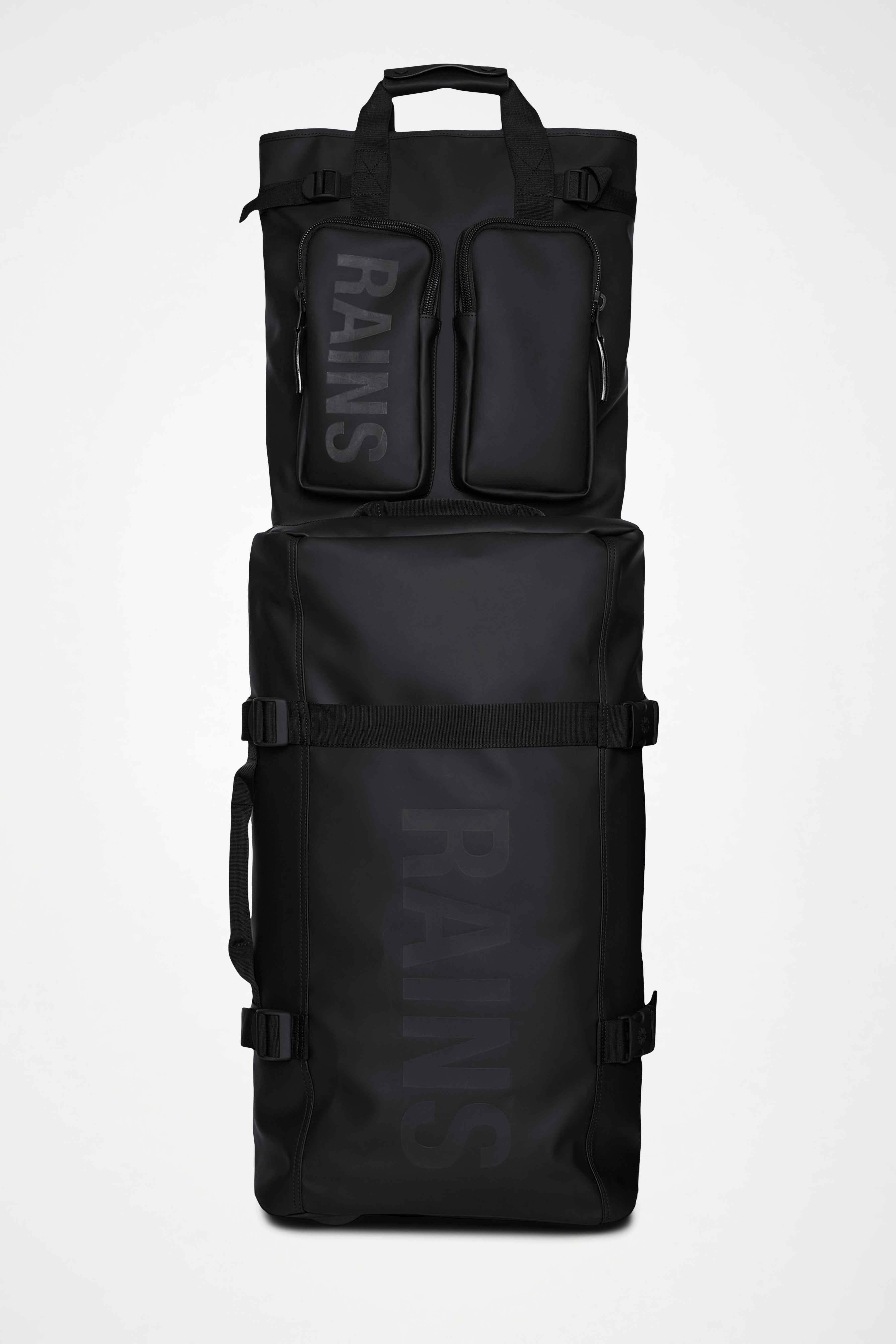 RAINS Texel Tote Backpack Black 15L H43 x D12.50 x W32 cm Backpack